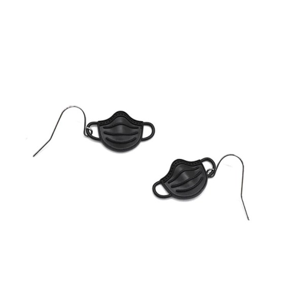 Boucles d'oreilles pendantes pour femmes noir