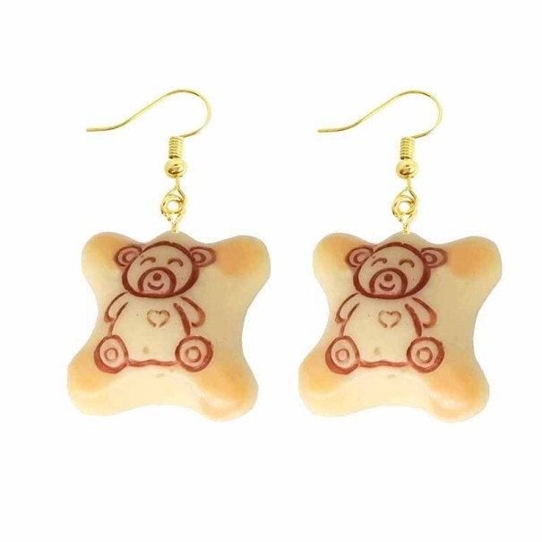 Boucles d'oreilles pendantes pour femmes nourriture G527 1