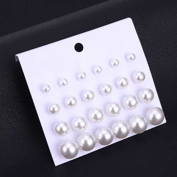 Boucles d'oreilles pour femmes 12 paires 2