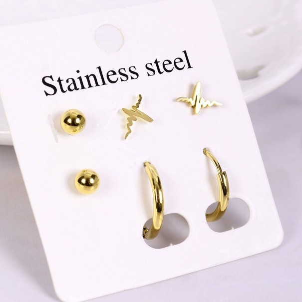 Boucles d'oreilles pour femmes 3 paires G803 16