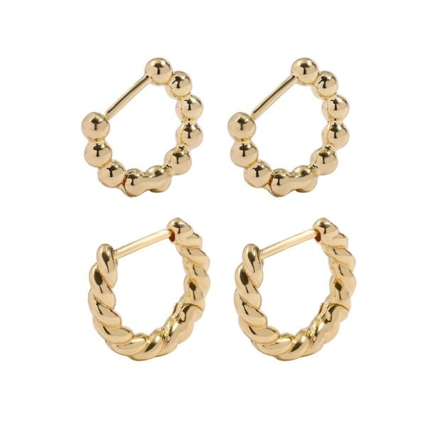 Boucles d'oreilles pour femmes 4 pcs 5