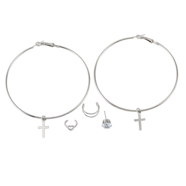 Boucles d'oreilles pour femmes 5 pcs 1
