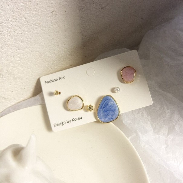 Boucles d'oreilles pour femmes 6 pcs A3153 6