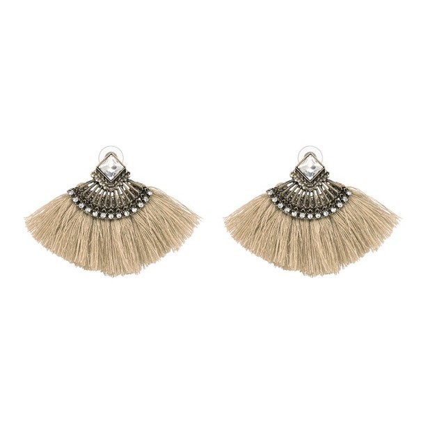 Boucles d'oreilles pour femmes A2825 marron