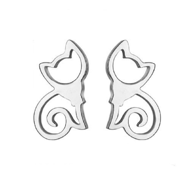 Boucles d'oreilles pour femmes avec des chats 11