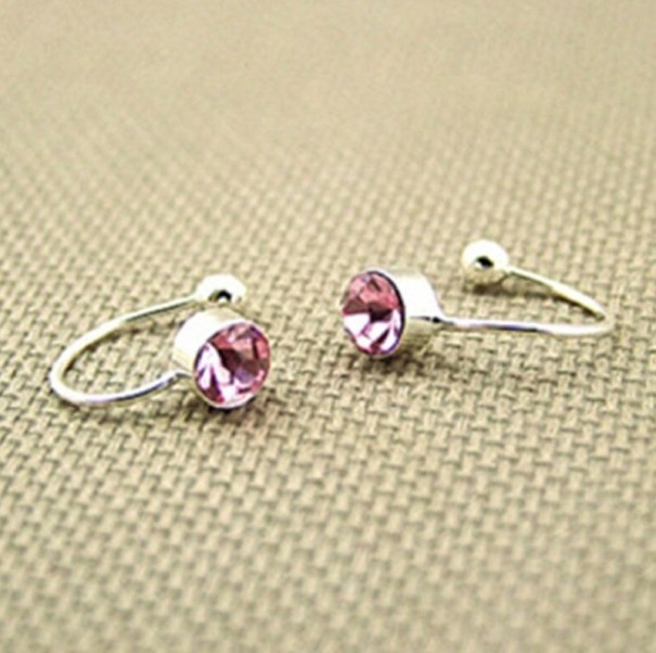 Boucles d'oreilles pour femmes avec des cristaux G804 7