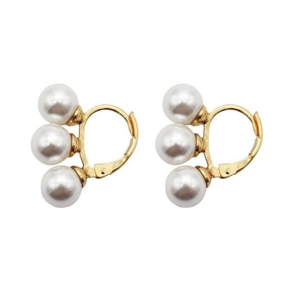 Boucles d'oreilles pour femmes avec perles G1089 1
