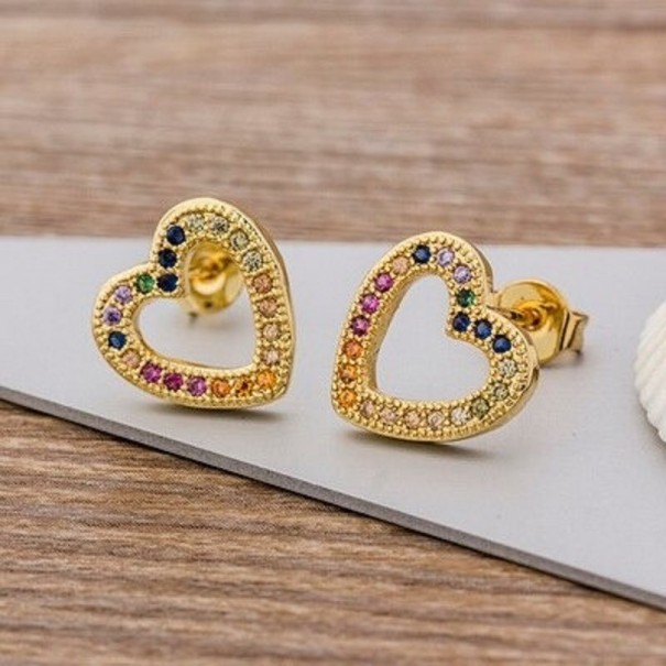Boucles d'oreilles pour femmes avec zircon 5