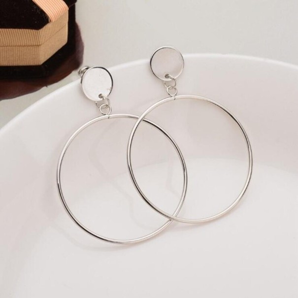 Boucles d'oreilles pour femmes G1336 argenté 7