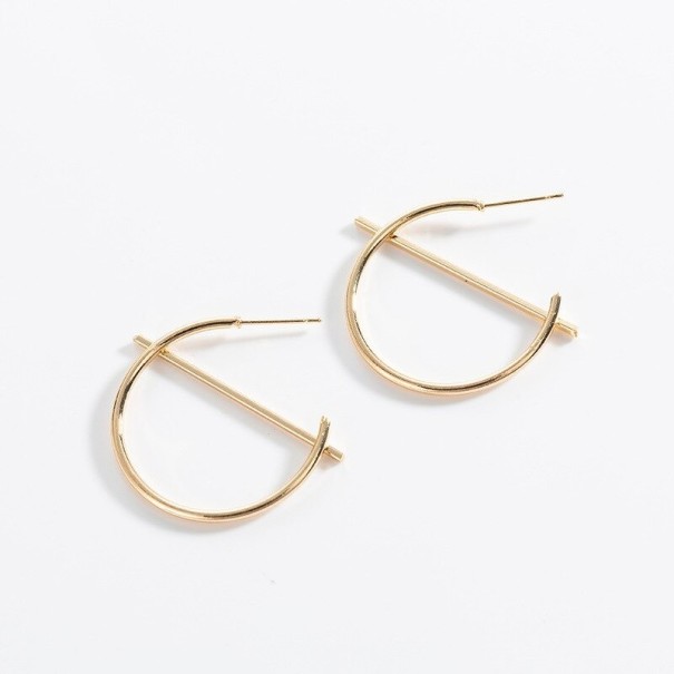 Boucles d'oreilles pour femmes G1336 doré 3