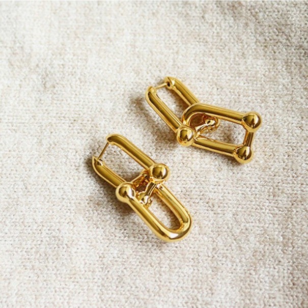 Boucles d'oreilles pour femmes G479 doré