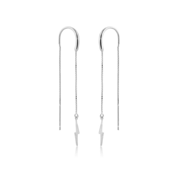 Boucles d'oreilles pour femmes G573 argenté 1