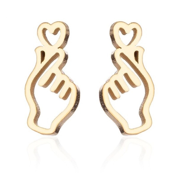 Boucles d'oreilles pour femmes G806 doré 2