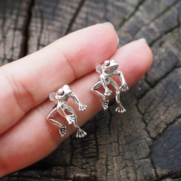 Boucles d'oreilles pour femmes grenouilles 1
