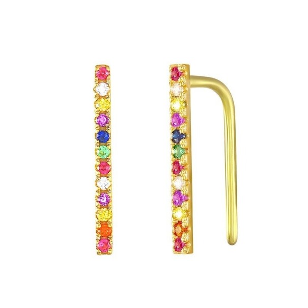 Boucles d'oreilles pour femmes H745 doré 2
