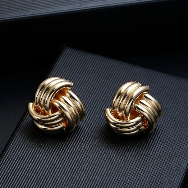 Boucles d'oreilles pour femmes H751 doré 4