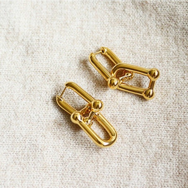 Boucles d'oreilles pour femmes H819 doré