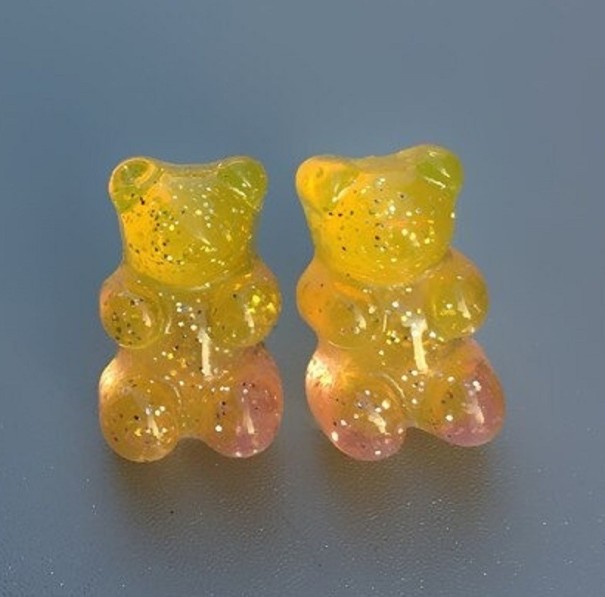 Boucles d'oreilles pour femmes ours 5