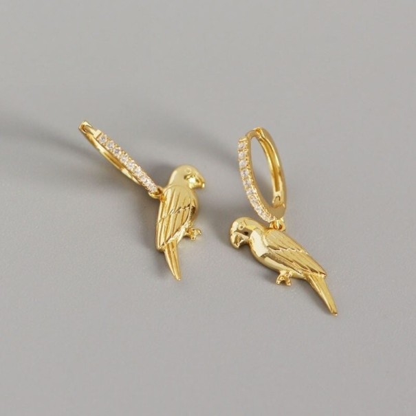 Boucles d'oreilles pour femmes R119 doré 4