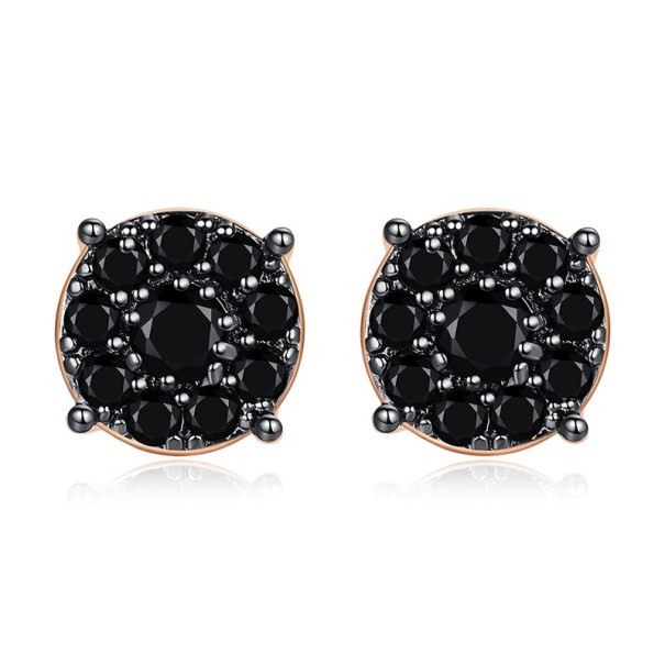Boucles d'oreilles puces avec zirconiums G2533 1
