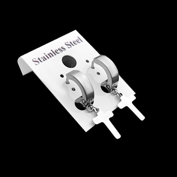 Boucles d'oreilles rondes avec pendentif G2521 20