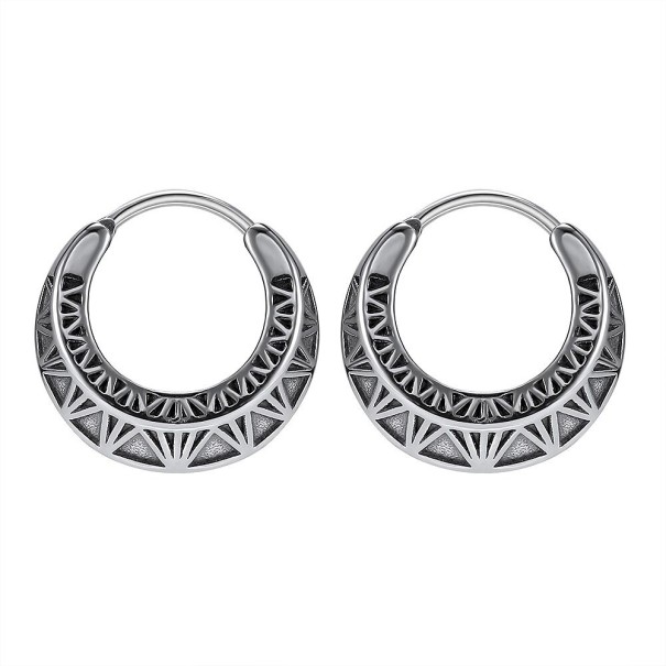 Boucles d'oreilles rondes G650 12