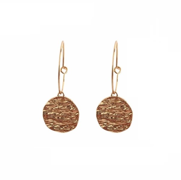 Boucles d'oreilles rondes pour femmes avec pendentif G148 1