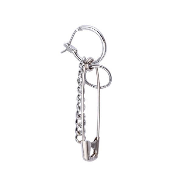 Boucles d'oreilles rondes pour femmes avec pendentif G175 1 pc