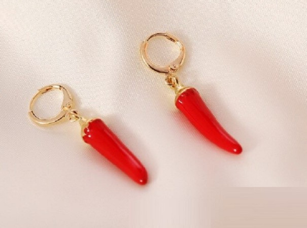 Boucles d'oreilles rondes pour femmes avec pendentif G977 1