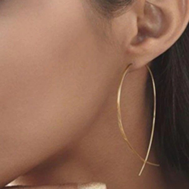 Boucles d'oreilles rondes pour femmes C1056 1