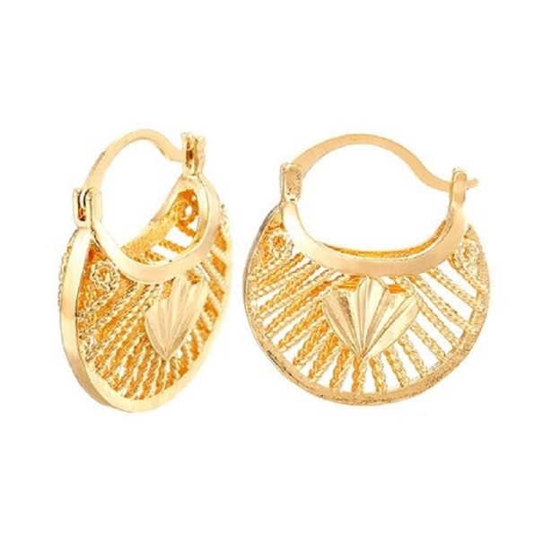 Boucles d'oreilles rondes pour femmes G1064 3