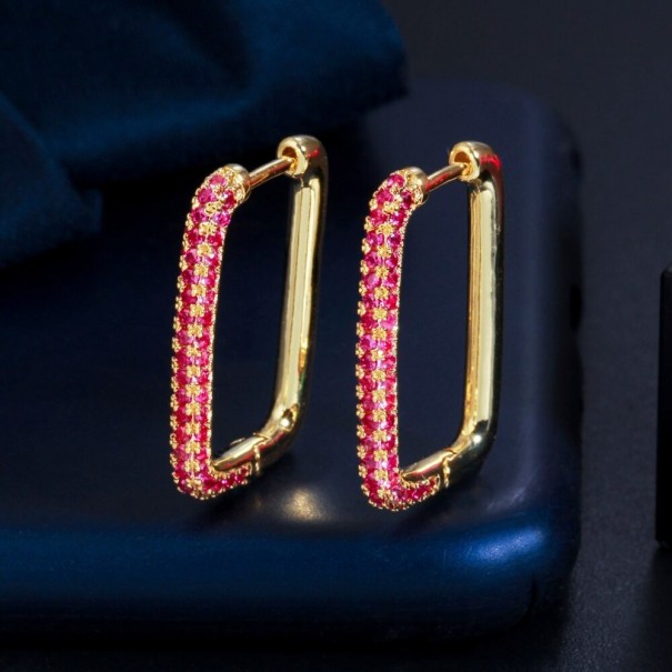 Boucles d'oreilles rondes pour femmes G1128 4