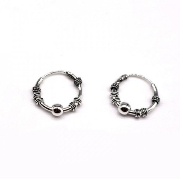 Boucles d'oreilles rondes pour femmes G1156 3