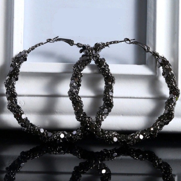 Boucles d'oreilles rondes pour femmes G1238 1
