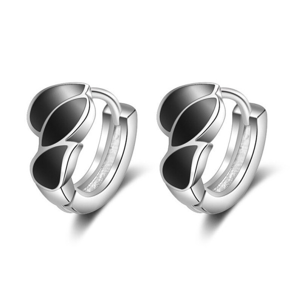 Boucles d'oreilles rondes pour femmes G1349 1
