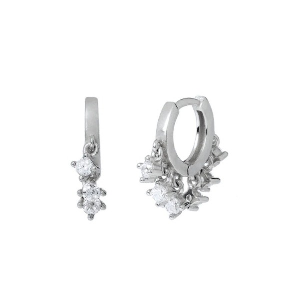 Boucles d'oreilles rondes pour femmes G1424 18