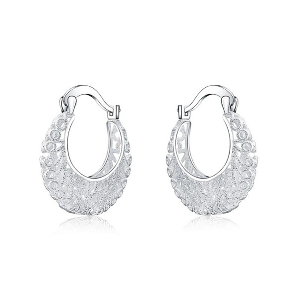 Boucles d'oreilles rondes pour femmes G577 1