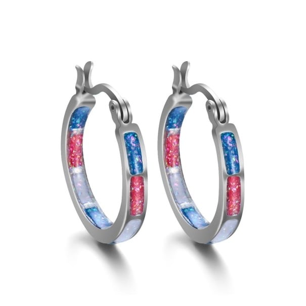 Boucles d'oreilles rondes pour femmes G835 4