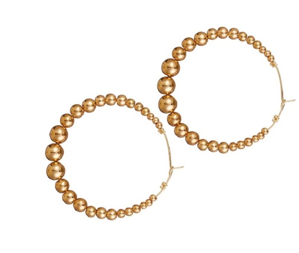 Boucles d'oreilles rondes pour femmes G850 1