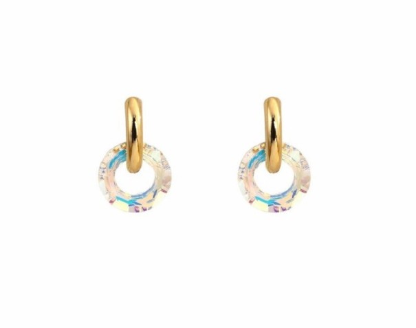 Boucles d'oreilles rondes pour femmes G874 1