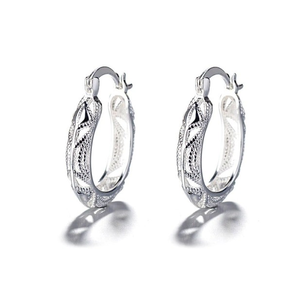 Boucles d'oreilles rondes pour femmes R112 1