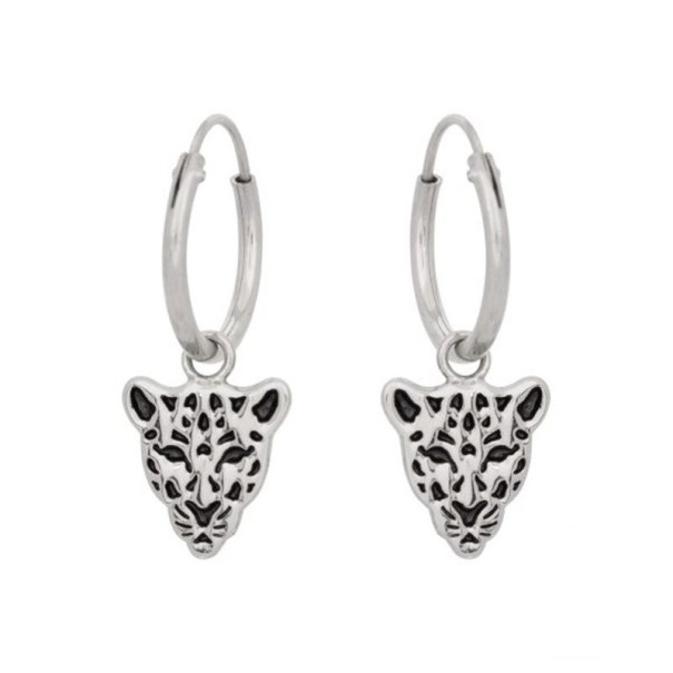 Boucles d'oreilles rondes pour femmes R31 argenté 1