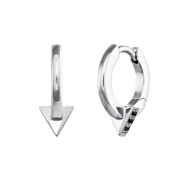 Boucles d'oreilles rondes pour femmes R31 argenté 3