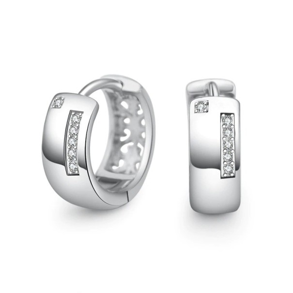 Boucles d'oreilles rondes pour femmes R77 1