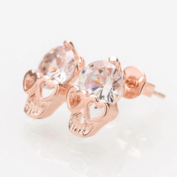 Boucles d'oreilles skull pour femmes 1