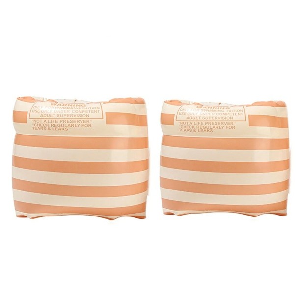 Bouée de natation pour enfants en PVC 17 x 18 cm Flotteur gonflable pour enfants et adultes Tube de natation Bouée jouets aquatiques et brassards orange