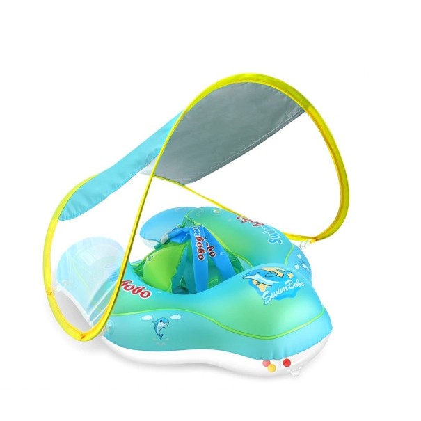 Bouée flottante avec auvent 2-6 ans (13-22 kg) turquoise