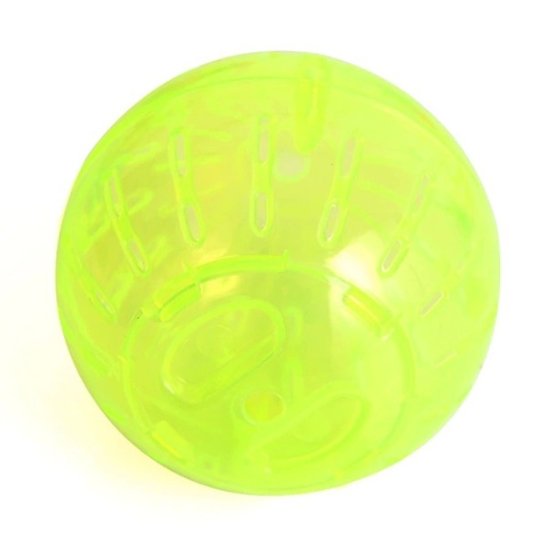 Boule en plastique pour rongeurs jaune
