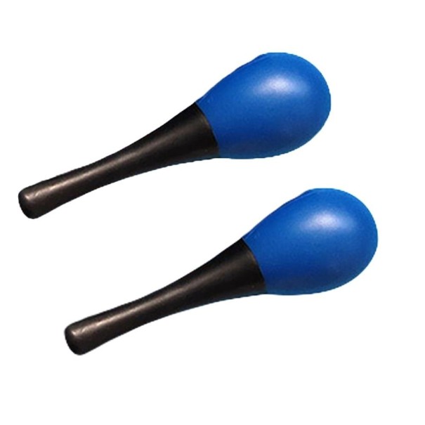 Boules de rumba en bois 2 pcs bleu