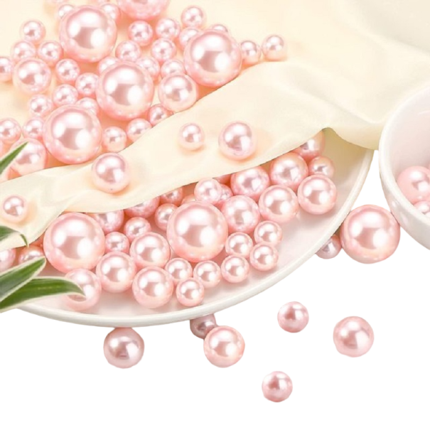 Boules décoratives pour vase 38 pcs rose